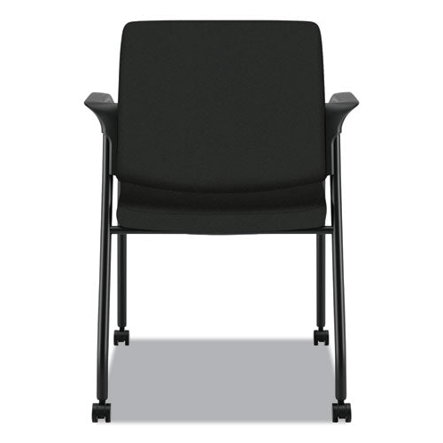 HON Ignition Series Guest Chair With Arms Polyester Fabric Seat 25"x21.75"x33.5" Black