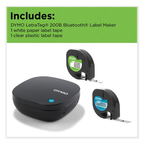 DYMO Letratag 200b Portable Thermal Bluetooth Label Maker 1.77x4.72x4.72