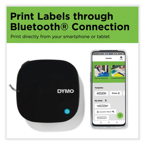 DYMO Letratag 200b Portable Thermal Bluetooth Label Maker 1.77x4.72x4.72