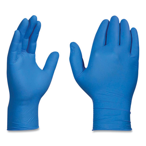 X3 By AMMEX Industrial Nitrile Gloves Powder-free 3 Mil Small Blue 100/box 10 Boxes/Case