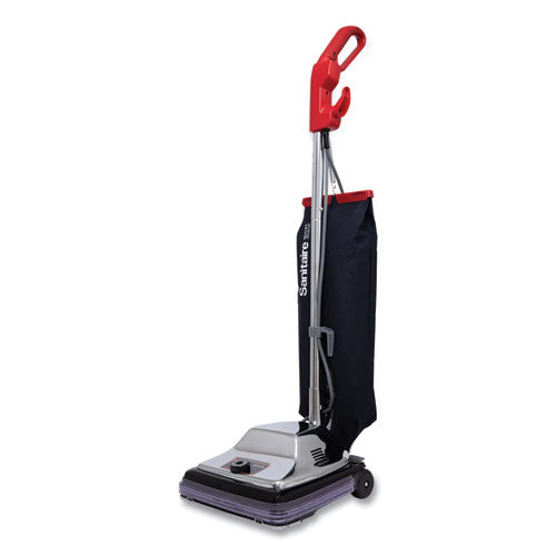 Sanitaire Tradition Quietclean Upright Vacuum Sc889a 12" Cleaning Path Gray/red/black