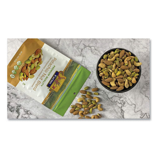 Setton Farms Pistachio Nut Blend Pistachio Almonds Cashews 4 Oz Bag 10/Case