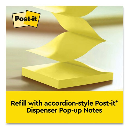 Post-it Pop-up Notes Owl-shaped Dispenser For 3x3 Pads Black Includes 45-sheet Citron Super Sticky Dispenser Pop-up Pad