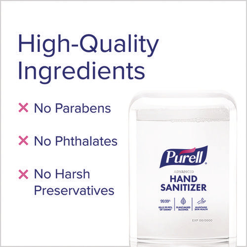 PURELL Advanced Hand Sanitizer Fragrance Free Foam For Es10 Automatic Dispensers 1200 Ml Refill Fragrance Free 2/Case