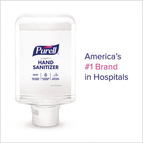 PURELL Advanced Hand Sanitizer Fragrance Free Foam For Es10 Automatic Dispensers 1200 Ml Refill Fragrance Free 2/Case