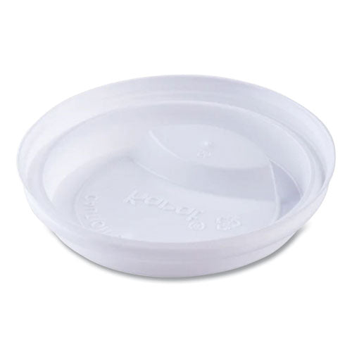 Karat Hot Cup Lids Fits 10 Oz To 24 Oz Paper Hot Cups Sipper Lid White 1000/Case