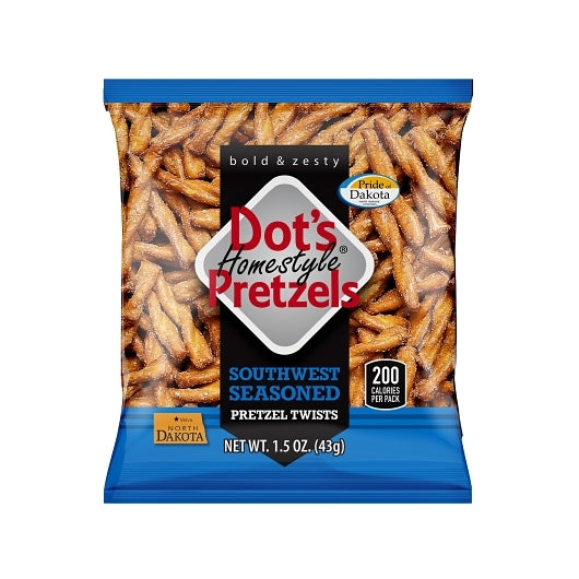 Dot's Pretzels Southwest Seasoned-1.5 oz. Bag-60/Case