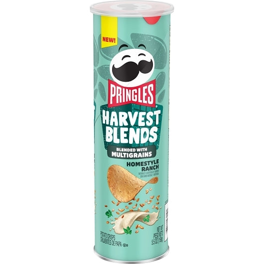 Pringles Harvest Blends Homestyle Ranch Chips-5.5 oz. Canister-14/Case