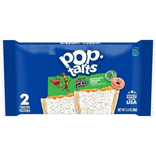 Kellogg's Pop-Tarts Apple Jacks 2 Pastries-3.3 oz. Pack-6/Box-12/Case