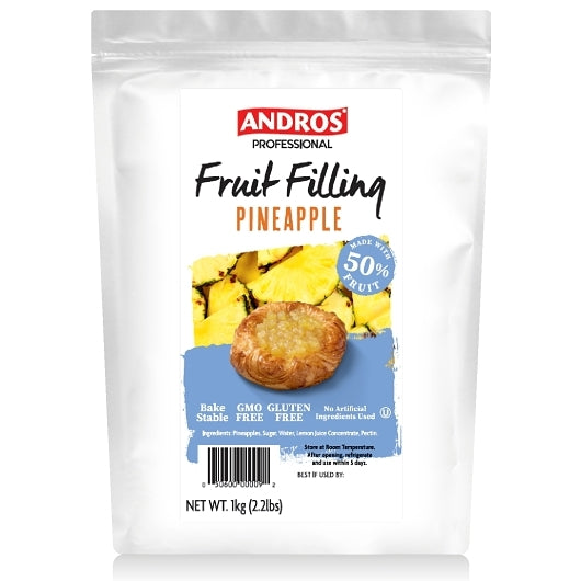 Andros Professional 50% Pineapple Fruit Filling-2.2 lb. Bag-6/Case