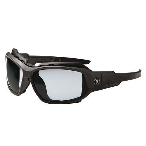 Ergodyne Skullerz Loki Anti-scratch/anti-fog Convert Safety Spoggles Strap Black Frame In/outdoor Poly Lens Ships In 1-3 Bus Days