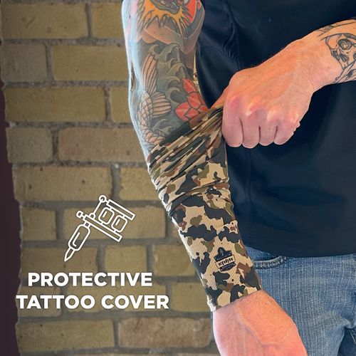 Ergodyne Chill-its 6695 Sun Protection Arm Sleeves Polyester/spandex X-large/2x-large Camo