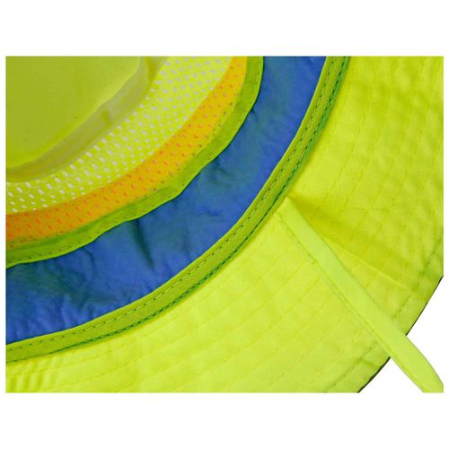 Ergodyne Chill-its 8935ct Hi-vis Pva Ranger Sun Hat Polyester/pva 2x-large/3x-large Lime