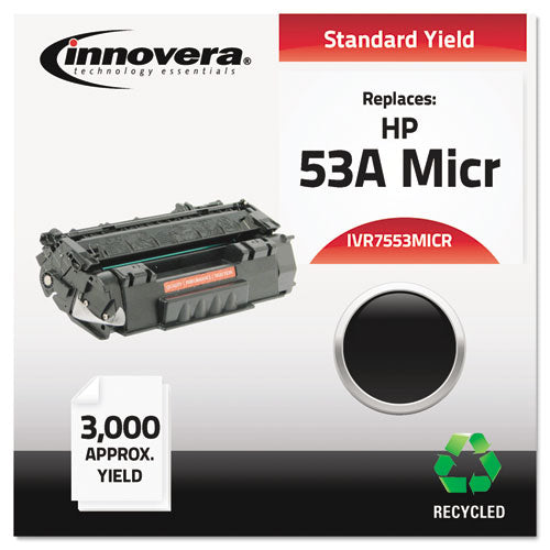 Innovera Remanufactured Black Micr Toner Replacement For 53am (q7553am) 3000 Page-yield