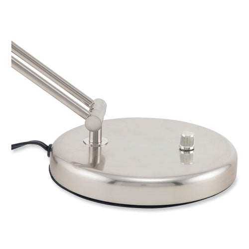 V-Light Halogen Lamp With 3-point Adjustable Arm 15" High Brushed Nickel