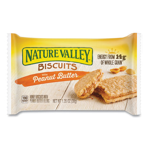 Nature Valley Biscuits Peanut Butter 1.35 Oz Packet 16/box