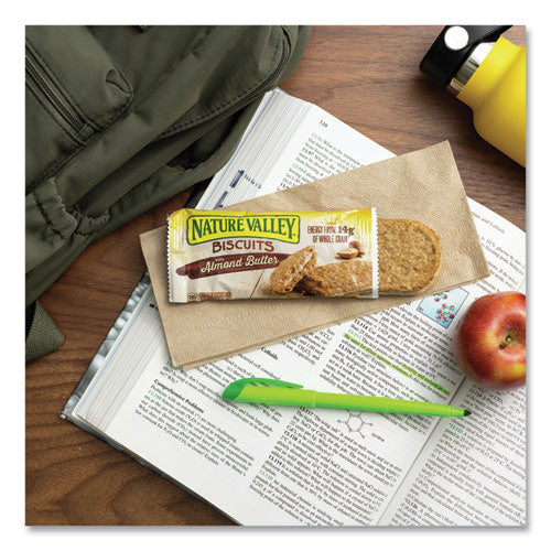 Nature Valley Biscuits Almond Butter 1.35 Oz Pouch 16/box
