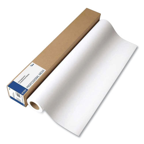 Epson Hot Press Bright Fine Art Paper Roll 16 Mil 17"x50 Ft Smooth Matte White