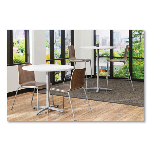 HON Ruck Laminate Chair Supports Up To 300 Lb 18" Seat Height Pinnacle Seat/back Silver Base