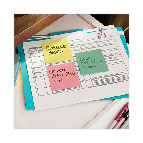 Post-it Greener Notes Original Recycled Pop-up Notes 3x3 Sweet Sprinkles Collection Colors 100 Sheets/pad 6 Pads/pack