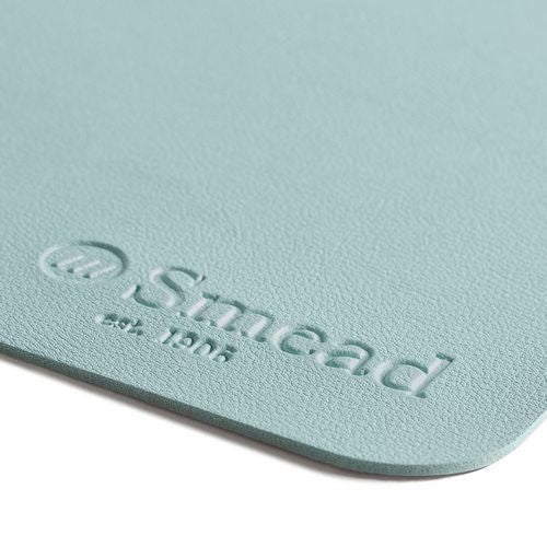 Smead™ Vegan Leather Desk Pads 23.6"x13.7" Light Blue