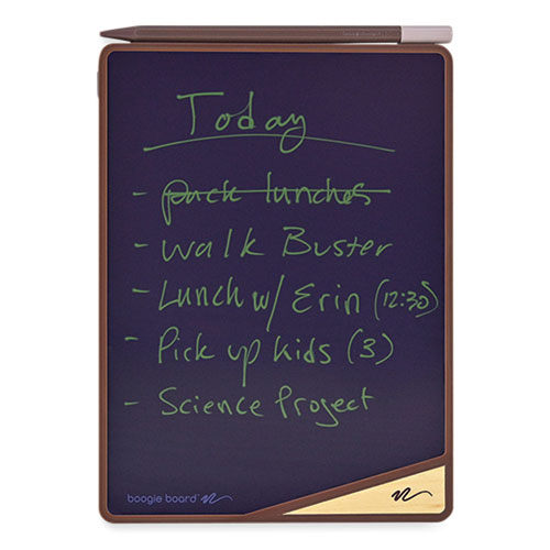 Boogie Board™ Versaboard Reusable Writing Tablet 8.5" Lcd Touchscreen 5.5"x7.25" Hickory Red/black