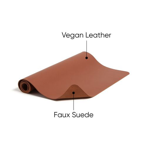 Smead™ Vegan Leather Desk Pads 36"x17" Brown