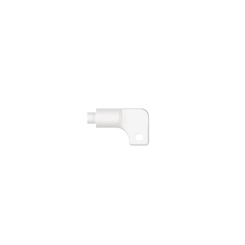 Gilchrist & Soames Pure By Gloss And Guild+pepper Abs Mini Bracket - Screw Mount 1.25x0.84x3.65 White 48/Case