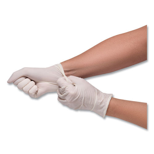 SemperCare Stretch Vinyl Examination Gloves Cream X-large 100/box