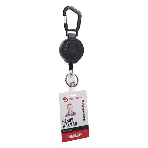 Ergodyne Squids 3391 Id/badge Reel Extends 32" Black