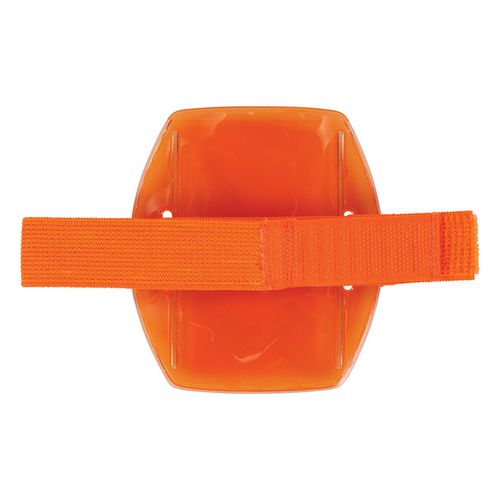 Ergodyne Squids 3386 Arm Band Id/badge Holder Vertical Orange 3.75x4.25 Holder 2.5x4 Insert 10/pk