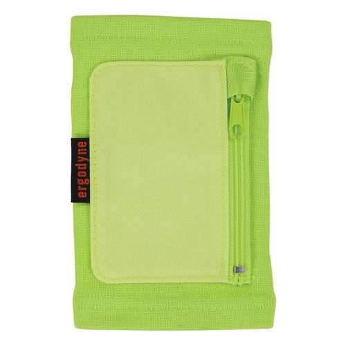 Ergodyne Squids 3388 Wrist Id/badge Holder Vertical Lime 3.5x5.5 Holder 2.75x3.75 Insert