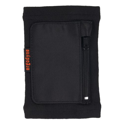 Ergodyne Squids 3388 Wrist Id/badge Holder Vertical Black 3.5x5.5 Holder 2.75x3.75 Insert