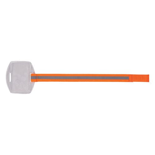 Ergodyne Squids 3386 Arm Band Id/badge Holder Vertical Hi-vis Orange 3.75x4.25 For 2.5x4 Insert 10/pack Ships In 1-3 Bus Days