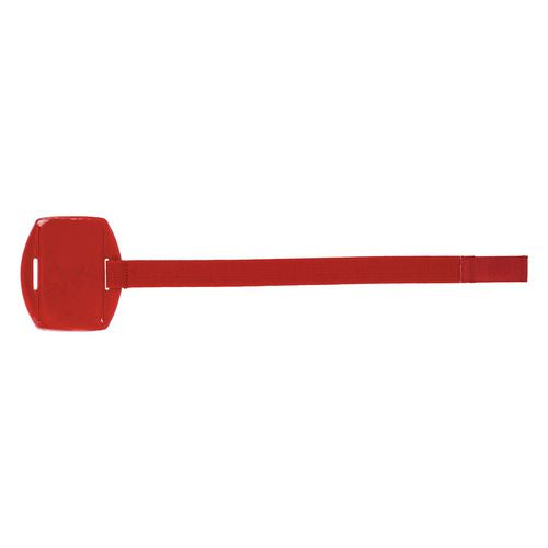 Ergodyne Squids 3386 Arm Band Id/badge Holder Vertical Red 3.75x4.25 Holder 2.5x4 Insert 10/pack