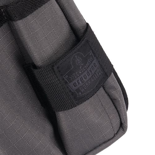 Ergodyne Arsenal 5568 Belt Loop Tool Pouch W/device Holster 4 Compartments 5x2x8.5 Polyester Gray