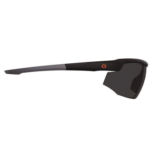 Ergodyne Skullerz Skoll Anti-scratch/anti-fog Safety Glasses Matte Black Nylon Frame Smoke Polycarb Lens Ships In 1-3 Bus Days