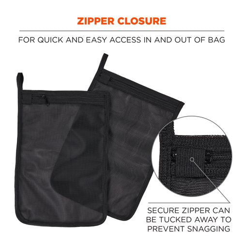 Arsenal 5718 Zippered Mesh Wash Bag, 8 x 10, Polyester, Black, 10/Pack, Ships in 1-3 Business Days Arsenal 5718 Zippered Mesh Wash Bag, 8 x 10, Polyester, Black, 10/Pack, Ships in 1-3 Business Days
