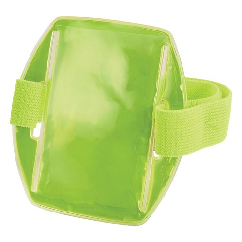 Ergodyne Squids 3386 Arm Band Id/badge Holder Vertical Lime 3.75x4.25 Holder 2.5x4 Insert 10/pack