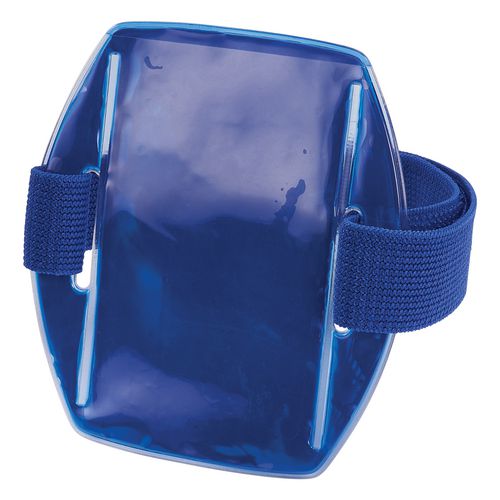 Ergodyne Squids 3386 Arm Band Id/badge Holder Vertical Blue 3.75x4.25 Holder 2.5x4 Insert 10/pack