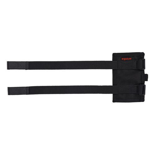 Ergodyne Squids 3390 Dual Band Arm Id/badge Holder W/hook/loop Vertical Black 3.75x5.75 2.75x4.75 Insert Ships In 1-3 Bus Days