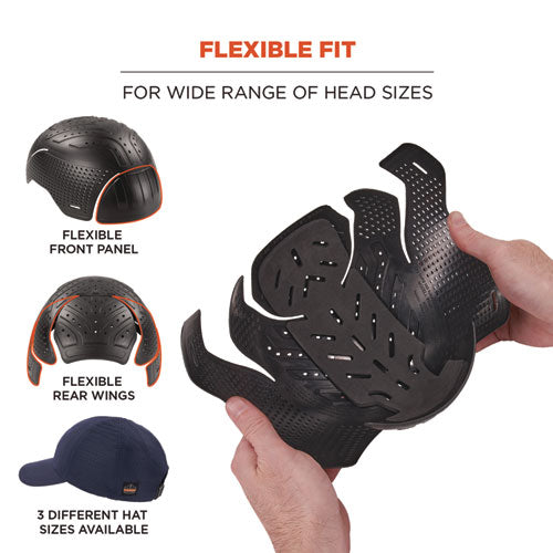 Ergodyne Skullerz 8947 Lightweight Baseball Hat And Bump Cap Insert X-large/2x-large Navy