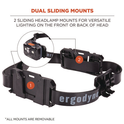 Ergodyne Skullerz 8979 Headband Light Mount With Silicone Strap