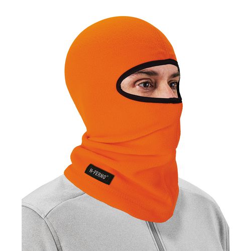 Ergodyne N-ferno 6821 Fleece Balaclava Face Mask One Size Fits Most Orange