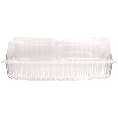 HFA Handi-lock Three-compartment Food Container 8x3x8.87 Clear Plastic 250/Case