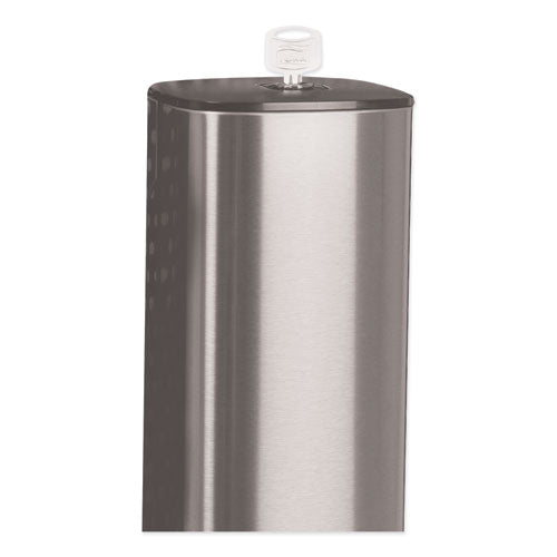 Tork Foam Skincare Manual Dispenser 1 L Bottle; 33 Oz Bottle 4.25x4.25x11.38 Stainless Steel