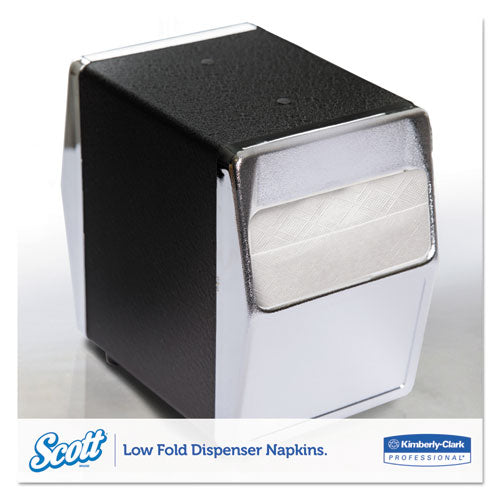 Scott Low-fold Dispenser Napkins 1-ply 12"x7" White 250/pack 32 Packs/Case