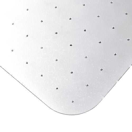 Floortex Ecotex Marlon Bioplus Rectangular Polycarbonate Chair Mat For Low/medium Pile Carpets Rectangular 45x53 Clear