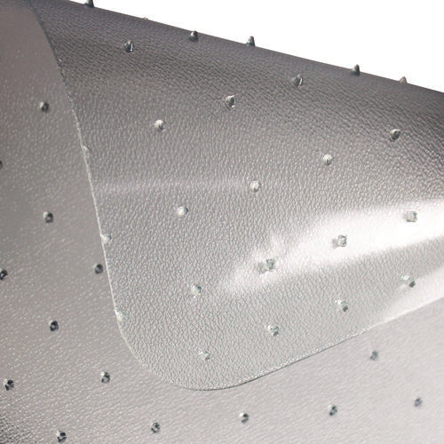 Floortex Ecotex Marlon Bioplus Rectangular Polycarbonate Chair Mat For Low/medium Pile Carpets Rectangular 46x60 Clear