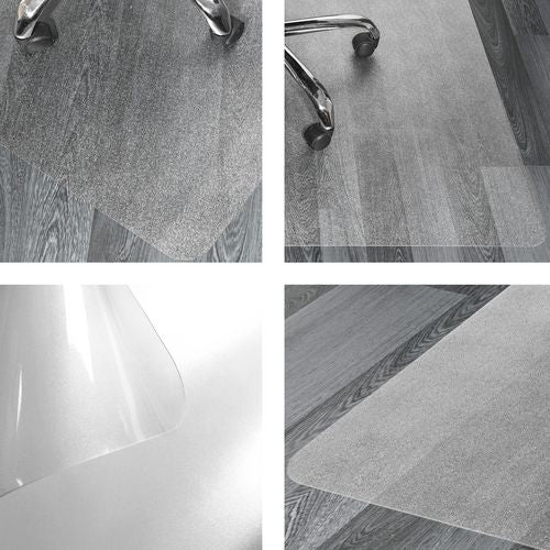 Floortex Ecotex Marlon Bioplus Rectangular Polycarbonate Chair Mat For Hard Floors Rectangular 35x47 Clear